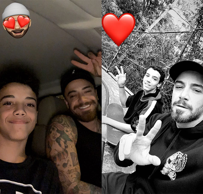 Felipe Titto celebra aniversário de 17 anos do filho: <I>Pode contar comigo</I>