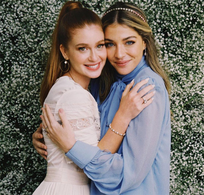 Luma Costa nega que tenha se afastado de Marina Ruy Barbosa: <I>Nos falamos todos os dias</I>