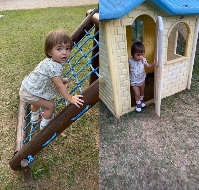 Após se mudar para casa com Sabrina Sato, Duda Nagle mostra novo parquinho de Zoe em vídeos fofos; veja!