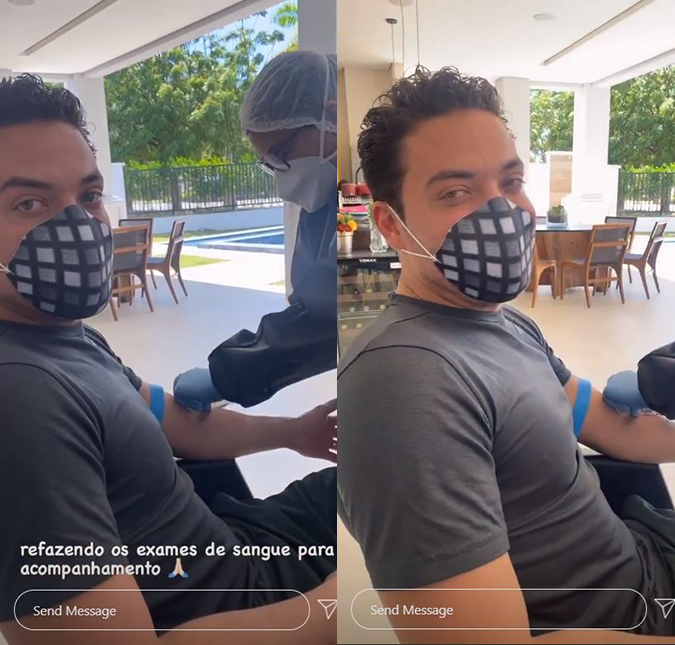Com coronavírus, Wesley Safadão passa por novos exames e diz que pessoas próximas que tiveram contato com ele deram negativo