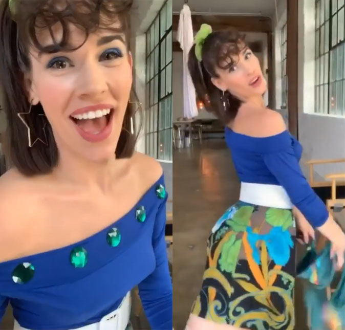 Atriz que viveu Jenna jovem recria cena do filme <i>De Repente 30</i>; veja!