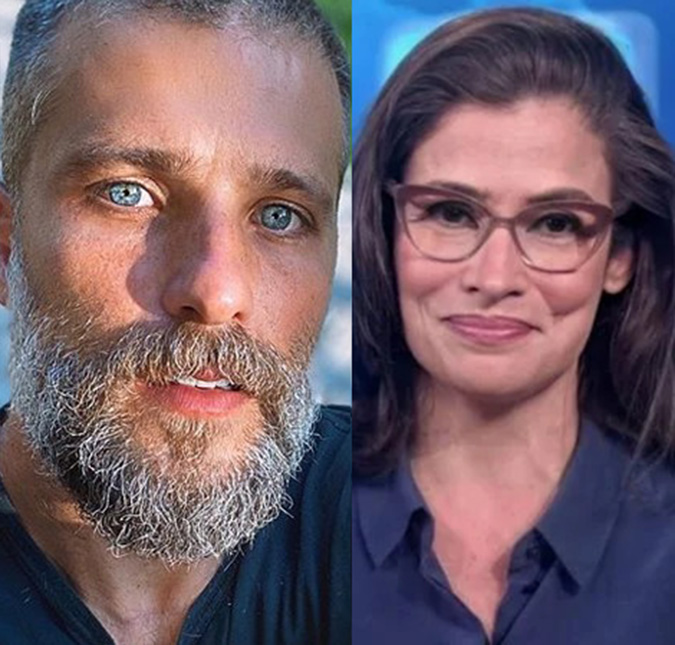Bruno Gagliasso confessa <i>crush</i> em Renata Vasconcellos: <i>- Eu seria casado com ela</i>