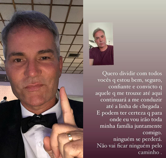 Márcio Poncio volta a se pronunciar no <i>Instagram</i> após relatar crise na família: <i>Ninguém se perderá</i>