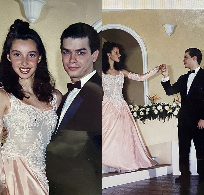 Internauta compartilha foto de Fábio Assunção em baile de debutante de sua mãe e ator responde