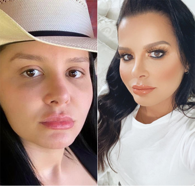 Maraisa faz <i>selfie</i> toda produzida e internautas apontam: <i>Nem parece a mesma pessoa</i>