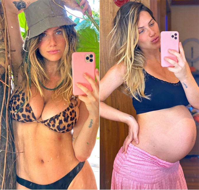 Giovanna Ewbank explica foto em que exibe barriga chapada dois meses após parto de Zyan: <i>Ângulo</i>