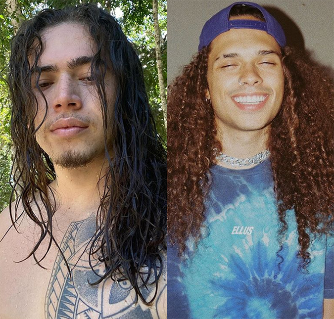 Whindersson Nunes deixa cabelo comprido à mostra e é comparado com Vitão!