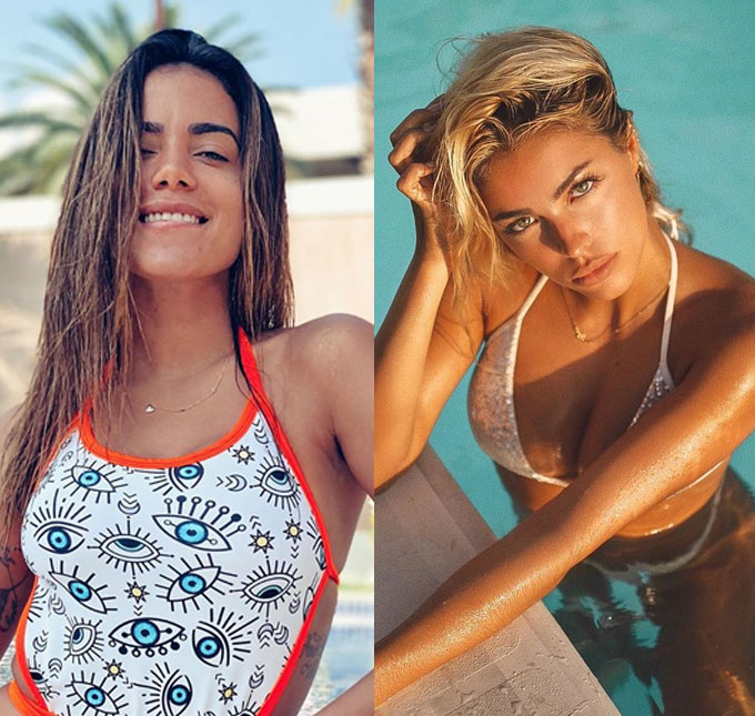 Anitta compartilha vídeo de modelo dançando <i>Me Gusta</i> e declara: <i>Minha namorada</i>