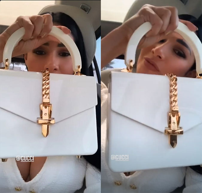 Simaria ostenta com bolsa de 16 mil reais e brinca sobre autoestima: - <I>A bicha está perigosa</I>