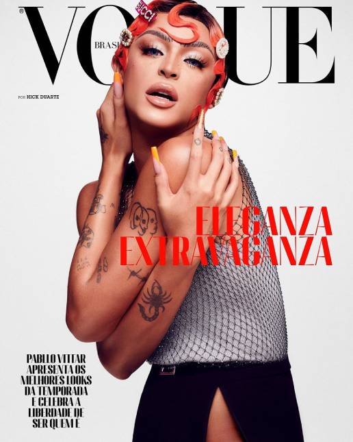 Pabllo Vittar estampa capa da <I>Vogue Brasil</i> e dispara: <I>Sempre soube que ia chegar onde estou</i>