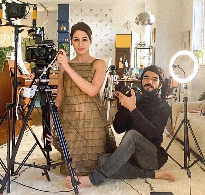 Caio Blat revela que teve <i>discussão enorme</i> com Luisa Arraes na frente da equipe de produção: <i>- Ficou todo mundo constrangidíssimo</i>