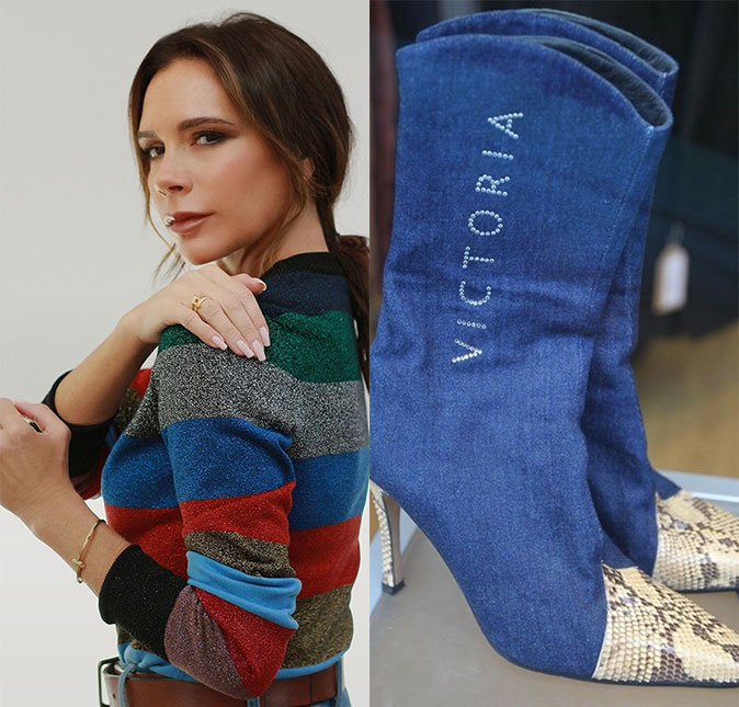 Botas de Victoria Beckham da época de <i>Spice Girls</i> são vendidas por mais de 29 mil reais!