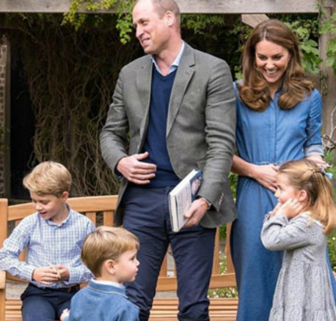 Filhos de Príncipe William e Kate Middleton aparecem falando em primeiro vídeo, veja!