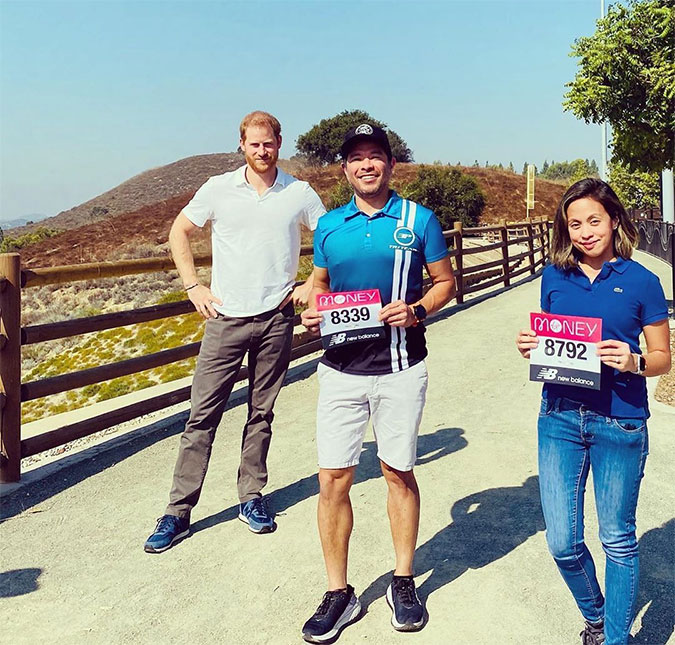 Príncipe Harry surpreende maratonistas em Los Angeles