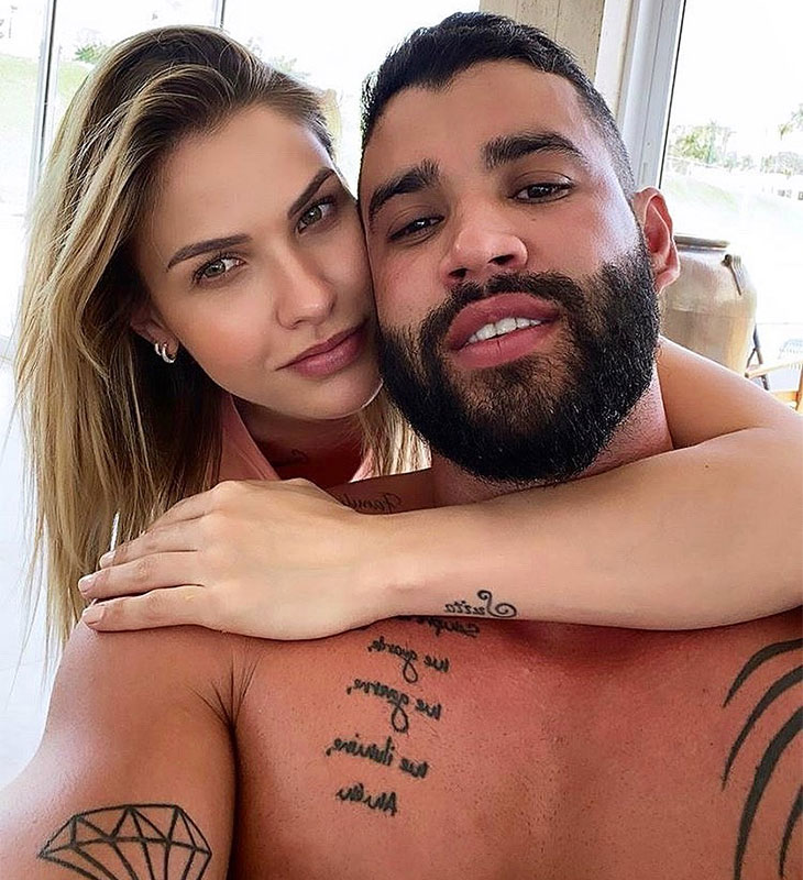 Assessoria nega que Andressa Suita e Gusttavo Lima estejam viajando juntos para tentar a reconciliação