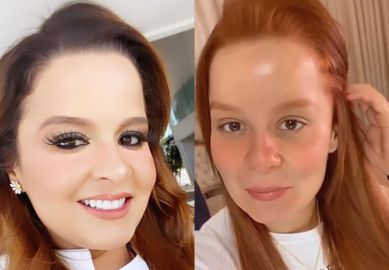 Maiara surpreende ao surgir mais ruiva: <i>O povo vai estranhar</i>