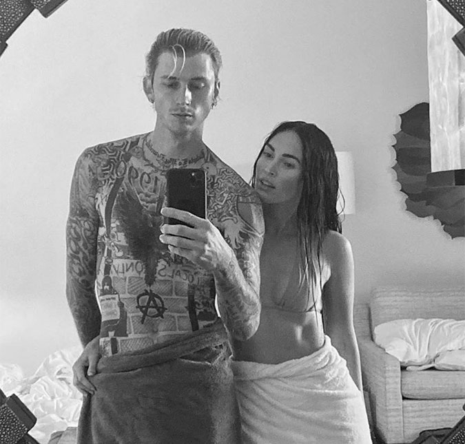 Megan Fox teria apresentado Machine Gun Kelly aos filhos, diz <i>site</i>