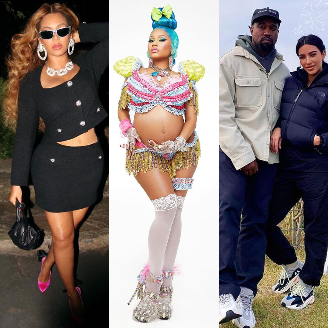 Nicki Minaj revela sexo do primeiro filho ao mostrar mimos que recebeu de Beyoncé e Kim Kardashian e Kanye West