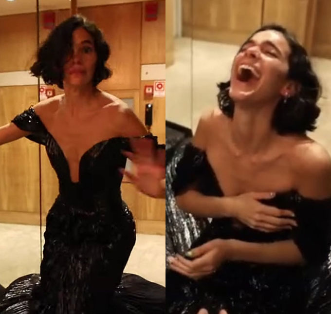 Bruna Marquezine leva tombo com salto alto em seu vídeo de estreia no <i>YouTube</i>; assista!