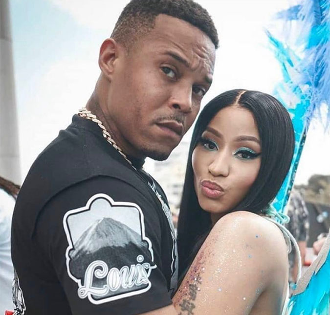 Nicki Minaj comemora aniversário de casamento com foto do filho