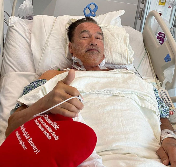 Após passar por cirurgia no coração, Arnold Schwarzenegger tranquiliza fãs: <i>Me sinto fantástico</i>