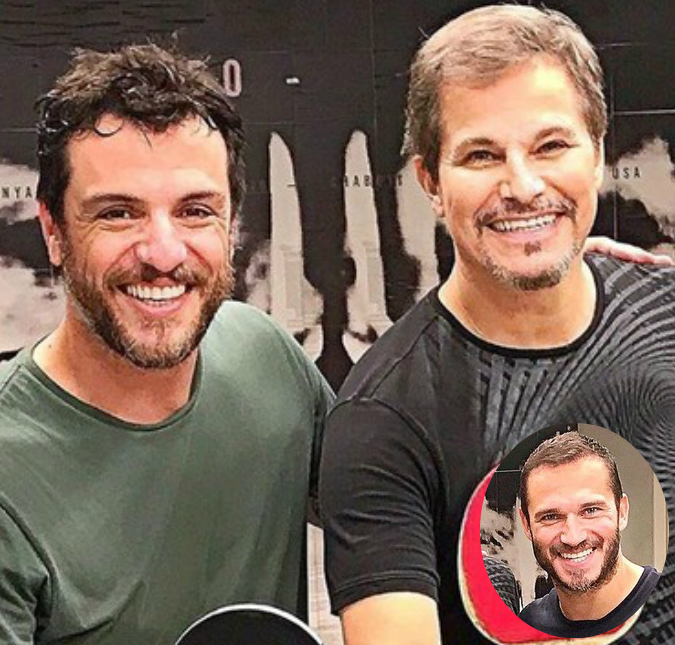 Rodrigo Lombardi compartilha foto ao lado de Paulo Rocha e Edson Celulari, e fãs ficam enlouquecidas