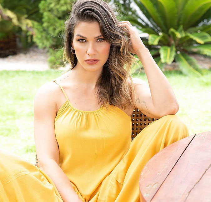 Andressa Suita confessa que ficou <I>três semanas bebendo direto</I> e se derrete pelos filhos: <I>- Hoje eu vejo o quanto eles são unidos</I>