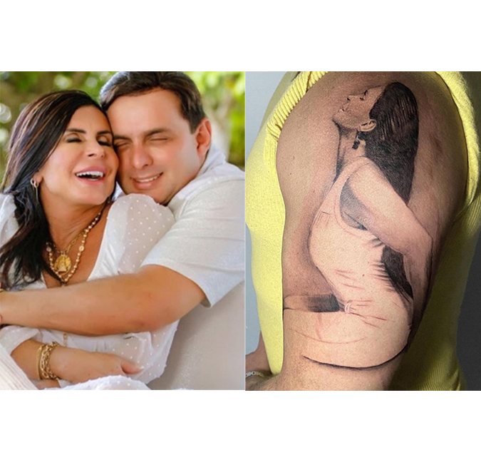 Viúvo de Paulinha Abelha faz tatuagem para homenagear a cantora. Confira os  famosos que têm tattoos com declarações - Estrelando