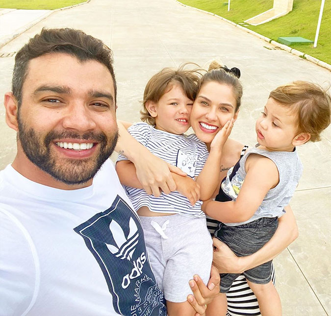 Gusttavo Lima pagará 54 salários mínimos de pensão e irmão de Andressa Suita volta a falar sobre o cantor: <I>- Não concordo com algumas de suas atitudes</I>