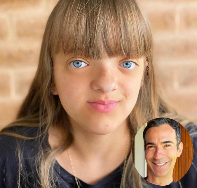 Rafaella Justus recebe um elogio de César Tralli e responde: <I>Melhor paidrasto</i>