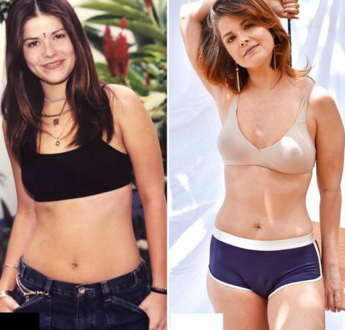 Samara Felippo compartilha foto comparando o seu próprio corpo em idades diferentes, veja!