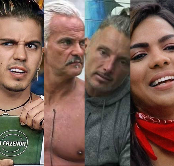 Juliano, Biel, Mateus Carrieri e Tays estão na roça desta semana em <I>A Fazenda 12</i>