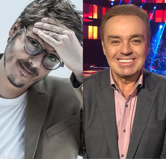 Fábio Porchat relembra desentendimento com Gugu Liberato e conta como resolveu a situação: <i>- Eu tive que atocaiar o Gugu</i>