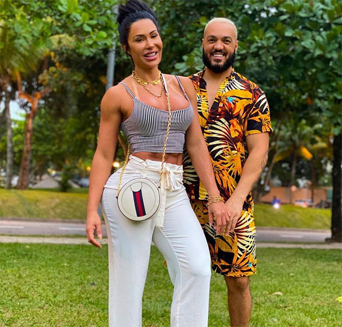 Gracyanne Barbosa diz que Belo está isolado e que toda a família fez testes para o novo coronavírus