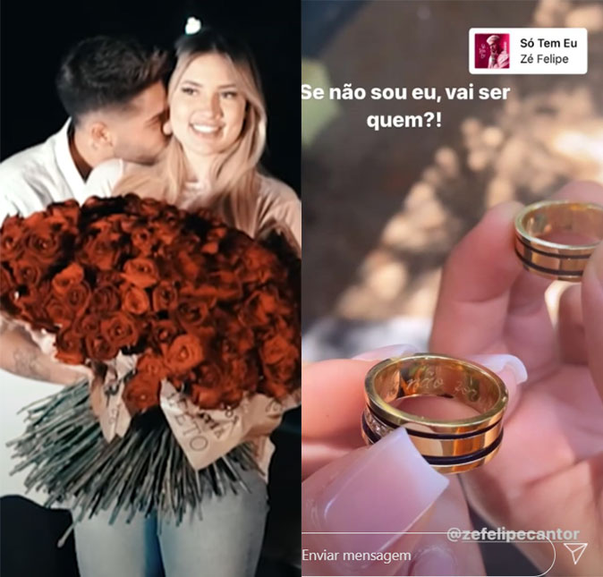 Zé Felipe e Virginia Fonseca mostram pedido de casamento em vídeo; saiba mais!