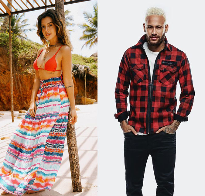 Em vídeo, Giovanna Lancellotti desconversa sobre suposto <i>affair</i> com Neymar: <i>- A gente é amigo</i>