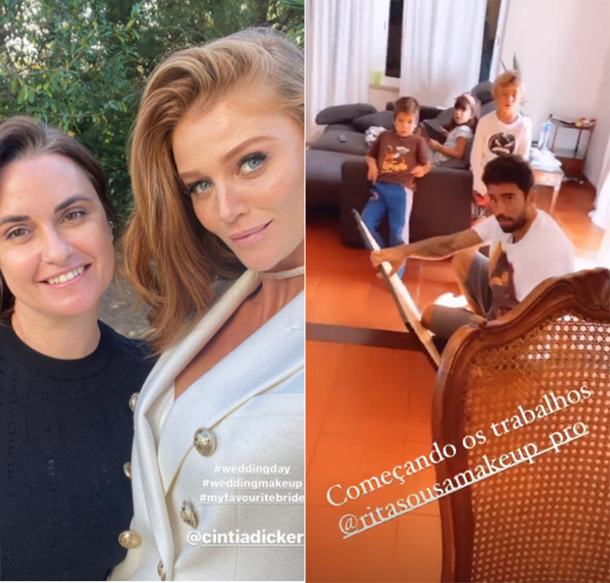Cintia Dicker exibe <i>look</i> e preparativos para casamento com Pedro Scooby