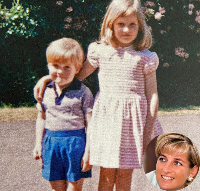 Irmão de princesa Diana compartilha foto inédita dela quando criança; veja!