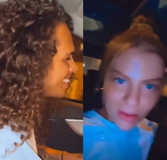 Luísa Sonza passeia em carro novo de Vitão e brinca: <i>- A melhor copilota</i>