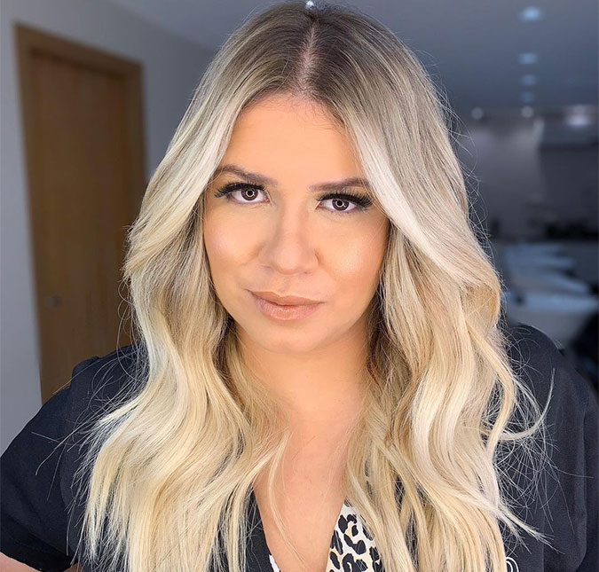 Marília Mendonça publica foto durante treino em academia e recebe elogio de seguidores: <i>Que corpão</i>