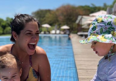 Thais Fersoza desabafa sobre o crescimento dos filhos: <i>Como passou rápido</i>