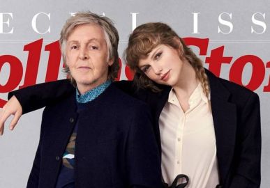 Paul McCartney e Taylor Swift se reúnem para conversa e estampam capa da <i>Rolling Stone</i>!