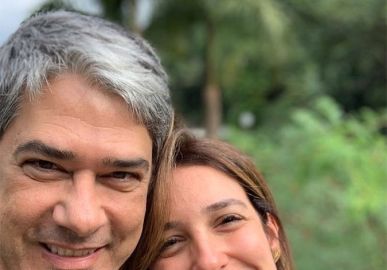 Natasha Dantas escreve declaração para William Bonner: <I>Amo toda intensidade dele</I>