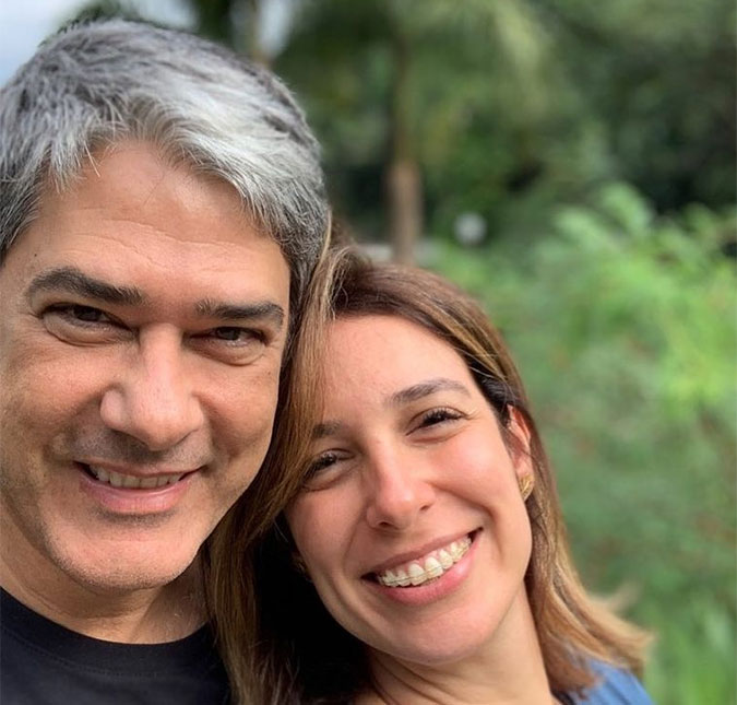 Natasha Dantas escreve declaração para William Bonner: <I>Amo toda intensidade dele</I>