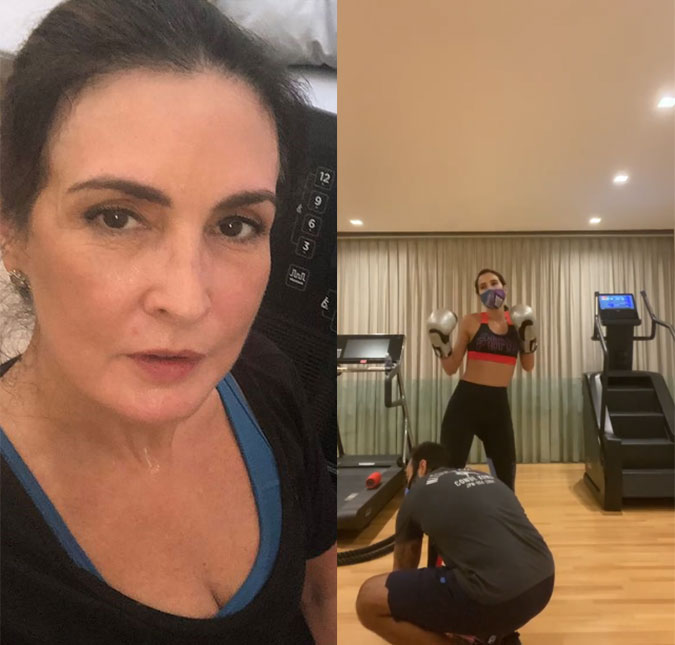 Enquanto Bruna Marquezine <I>requebra</I> em treino, Fátima Bernardes admite: <I>Retomar os exercícios depois das férias não é fácil</I>; entenda!