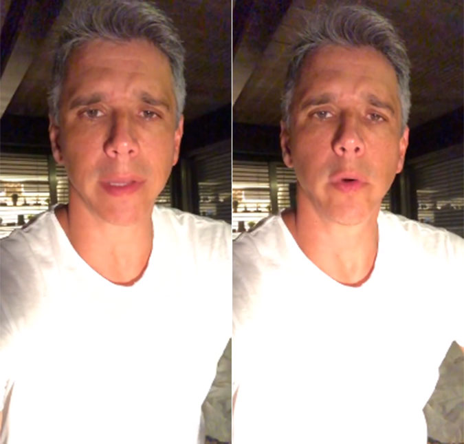 Márcio Garcia fala sobre estado de saúde do pai, diagnosticado com Covid-19