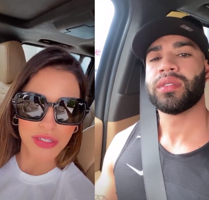 Internautas especulam reconciliação entre Gusttavo Lima e Andressa Suita por conta de carros parecidos nos <I>Stories</i>