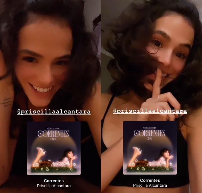 Bruna Marquezine aparece com os cabelos ondulados em processo de transição capilar; confira!