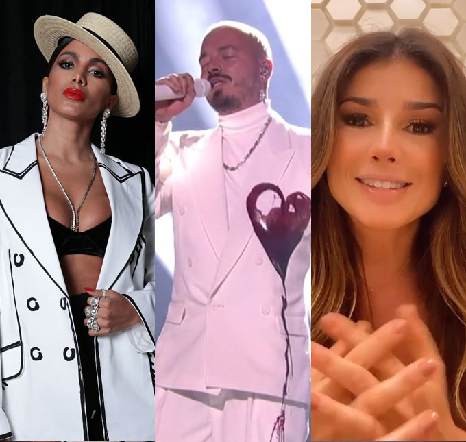 Anitta usa <i>look</i> de 14 mil e 800 reais, brasileiros levam prêmios e J Balvin <i>sangra</i> em <i>show</i>; veja tudo que rolou no <i>Grammy Latino 2020</i>!