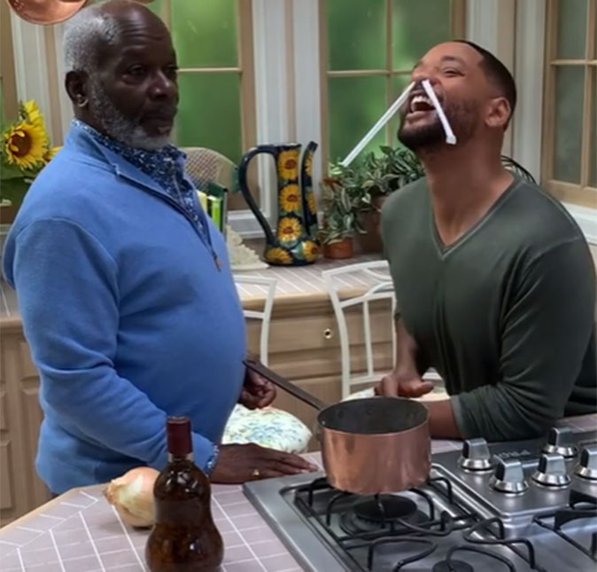 Will Smith recria cena de <i>Um Maluco no Pedaço</i> com Joseph Marcell